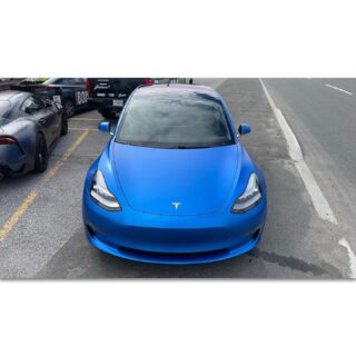 Tesla model 3 #wrap @3mfilms satin perfect blue

#teslawrap 
#3mwrap
